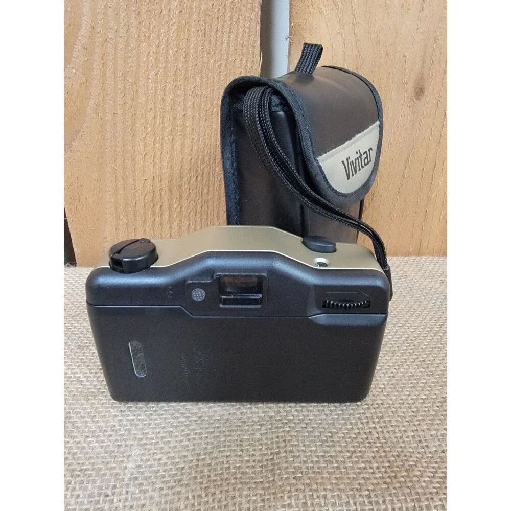 Vintage Vivitar 35mm Focus Free Camera with Case
